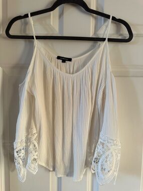 Bundle of 2 Embroidered Cold-Shoulder Tops